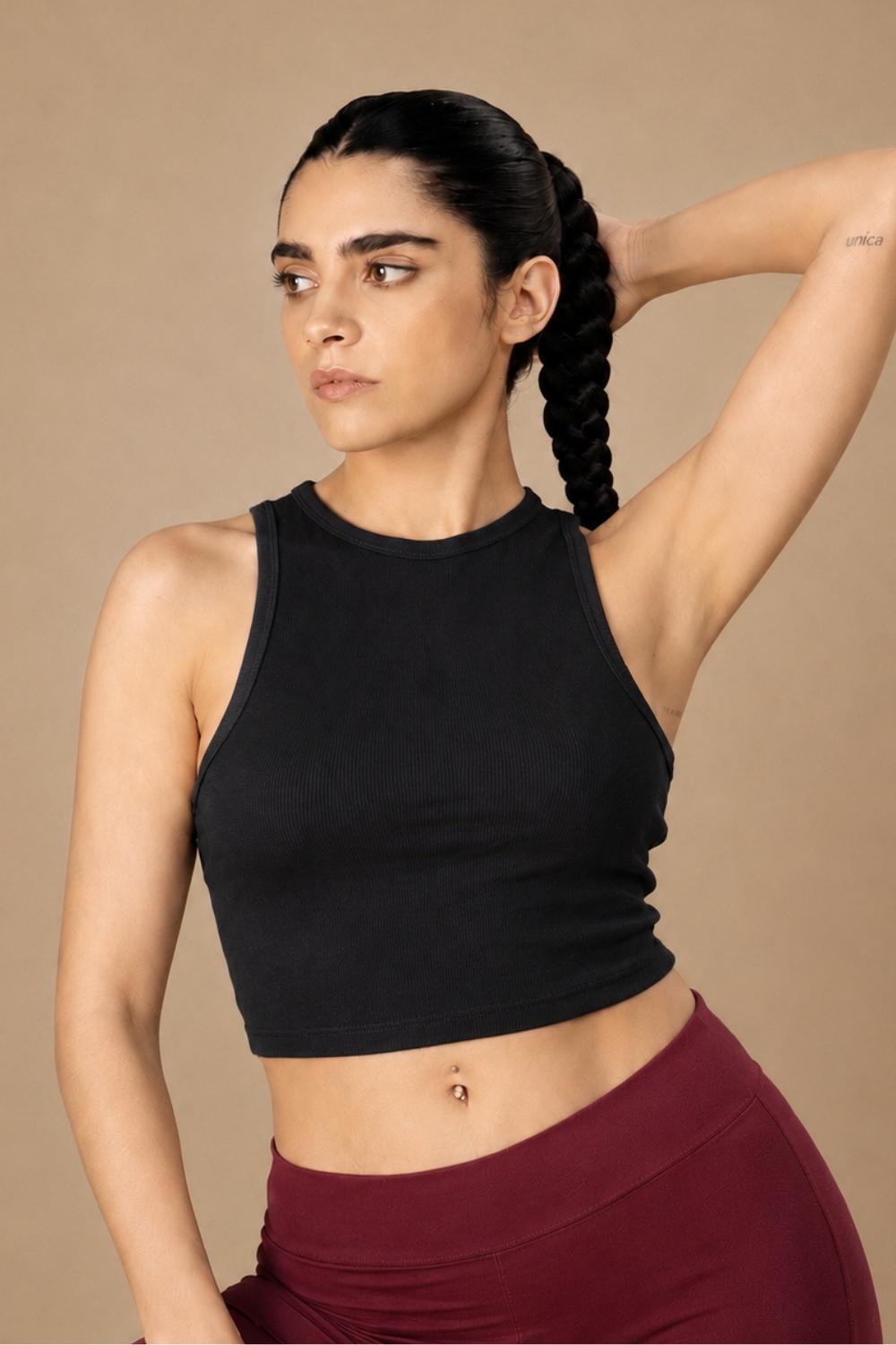 Bamboo Tank Top (Carbon Black) | CarbonTree