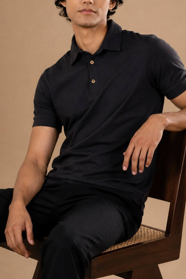 Sorona™ Polo (Coal Grey)