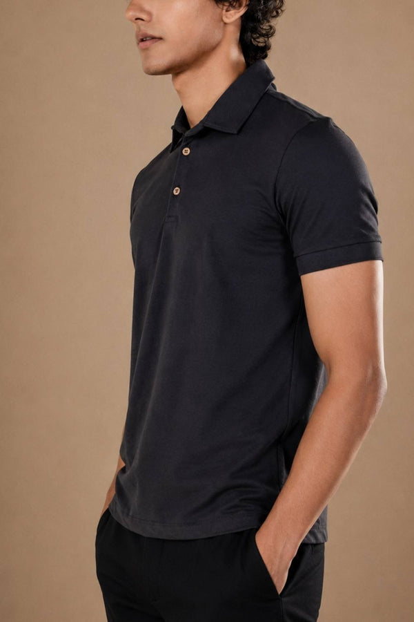Sorona™ Polo (Coal Grey)