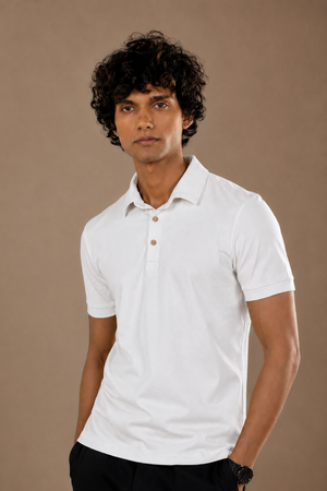 Sorona™ Polo (Chalk)