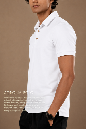Sorona™ Polo (Chalk)