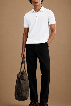 Sorona™ Polo (Chalk)