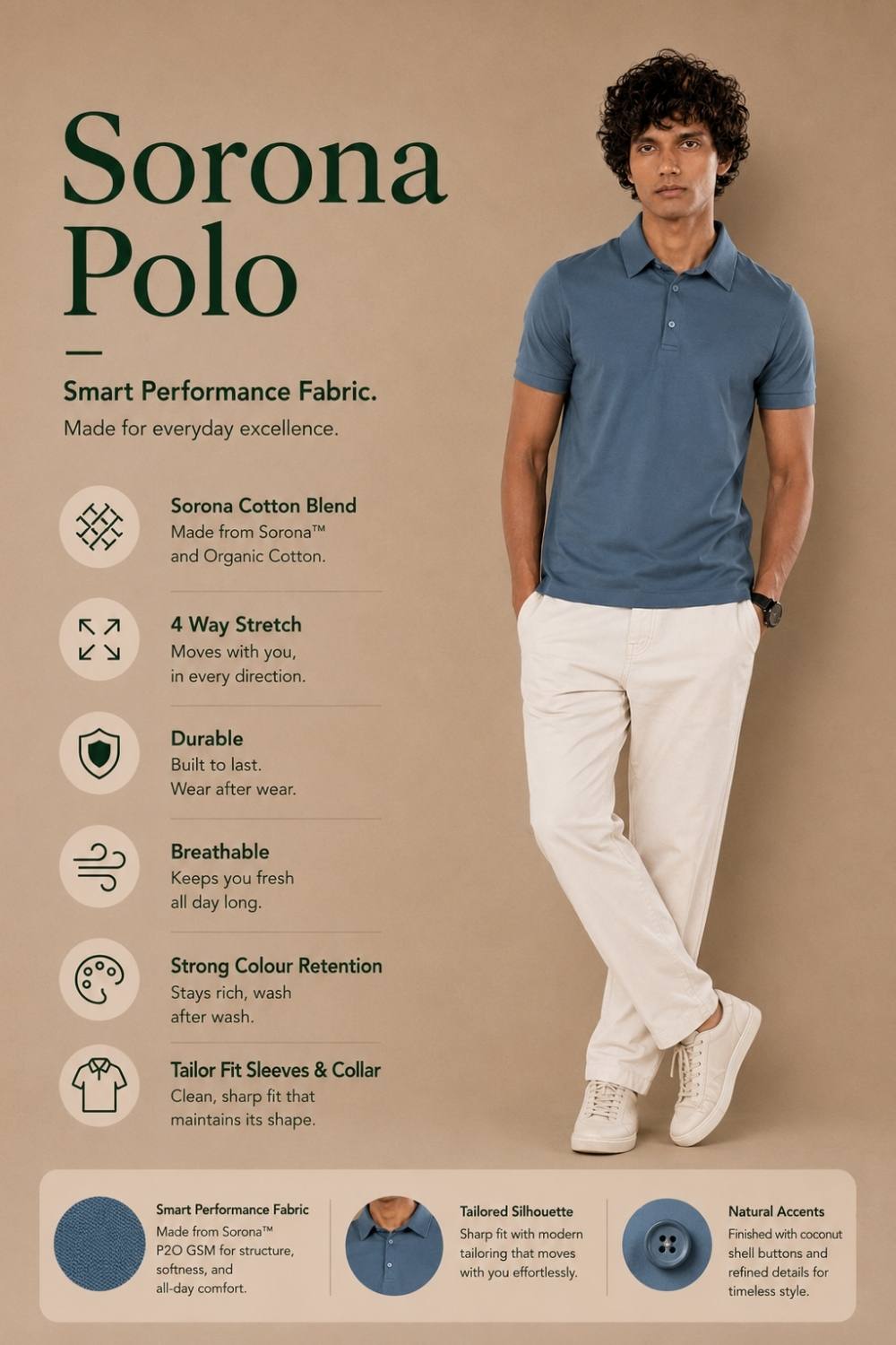 Sorona™ Polo (Bering Sea)
