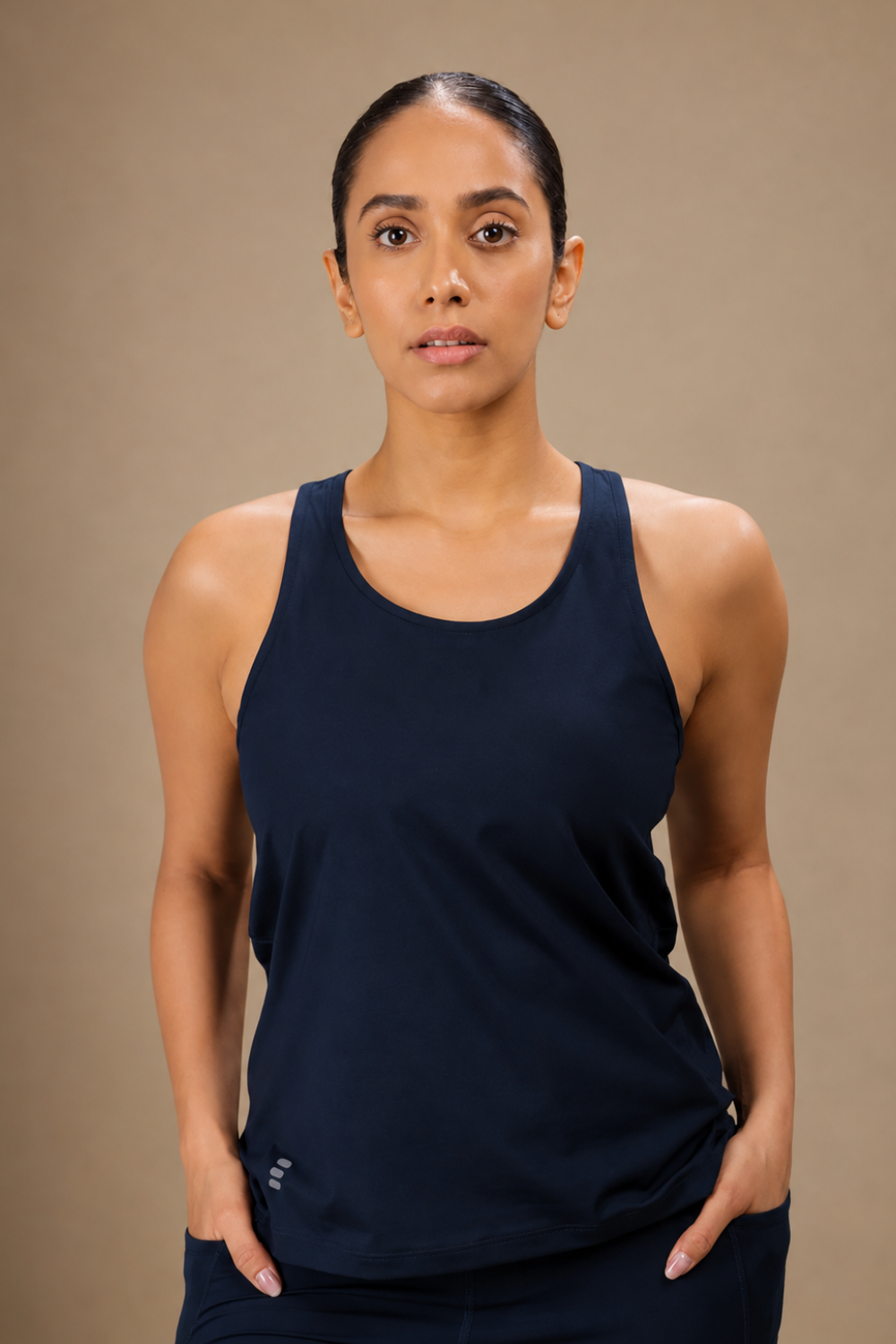Bio Active Tank – EcoCiclo™ Biodegradable Polyester (Midnight Navy)