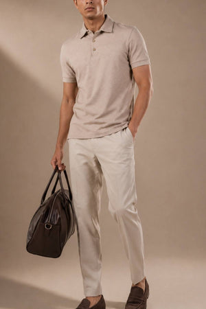 Sorona™ Polo (Oat Melange)