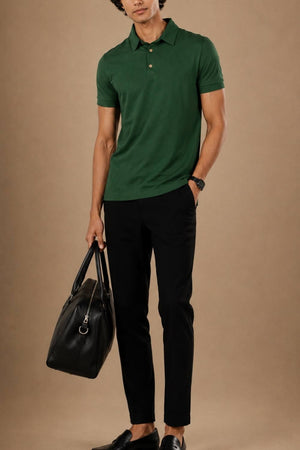 Sorona™ Polo (Pine Green)