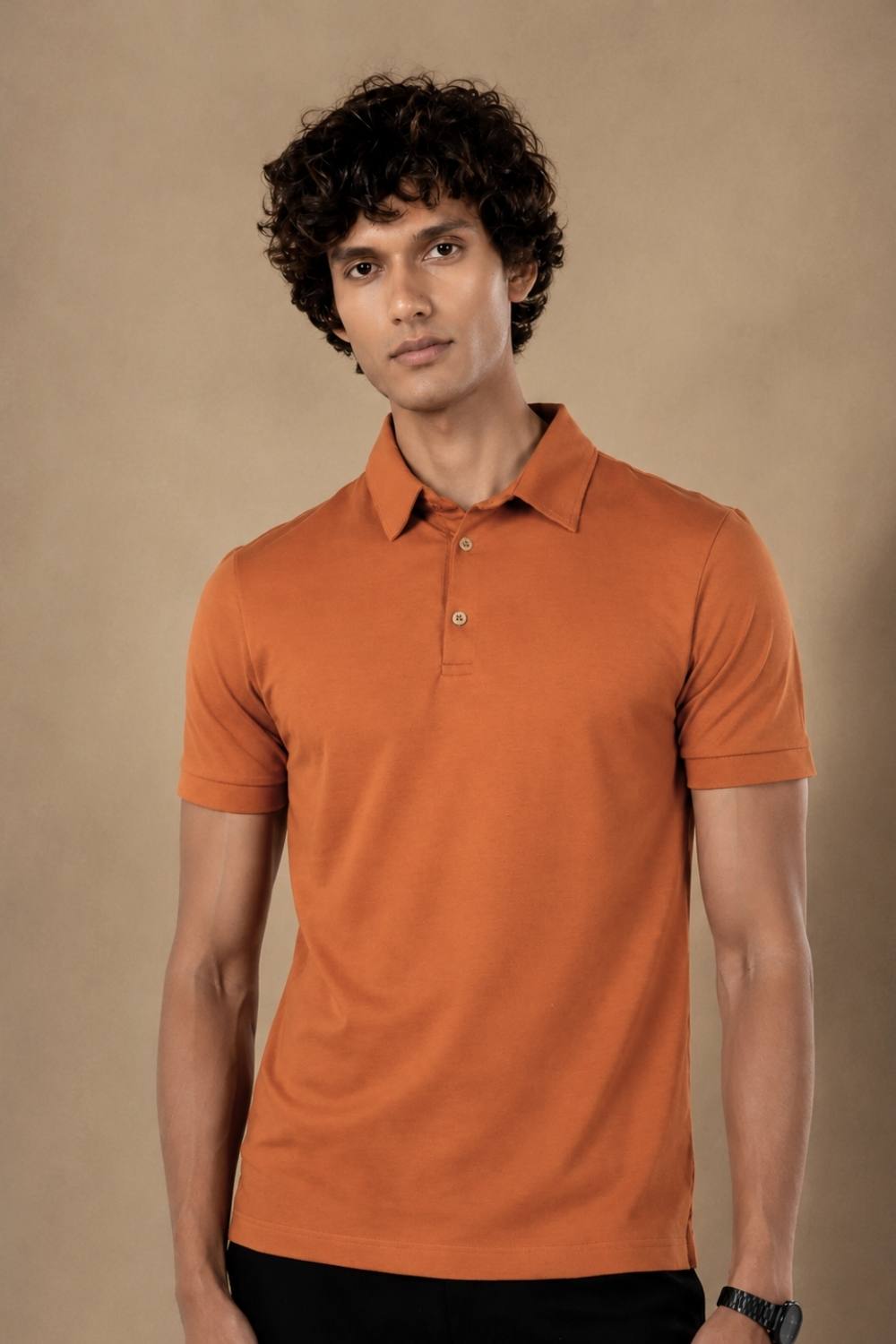 Sorona™ Polo (Raw Cinnamon)