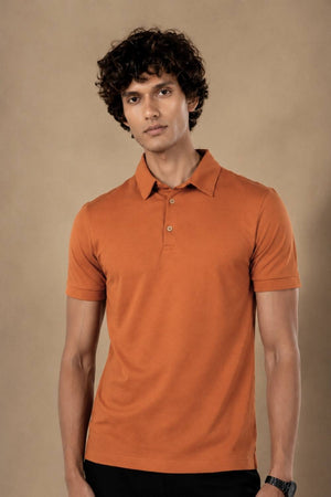 Sorona™ Polo (Raw Cinnamon)