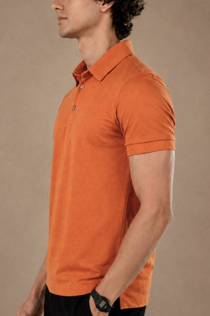 Sorona™ Polo (Raw Cinnamon)