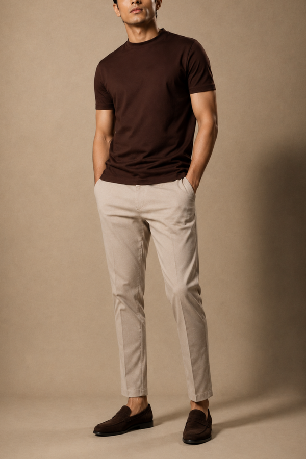 Carbon Heavyweight T-Shirt – Sorona™ (Chicory Coffee)