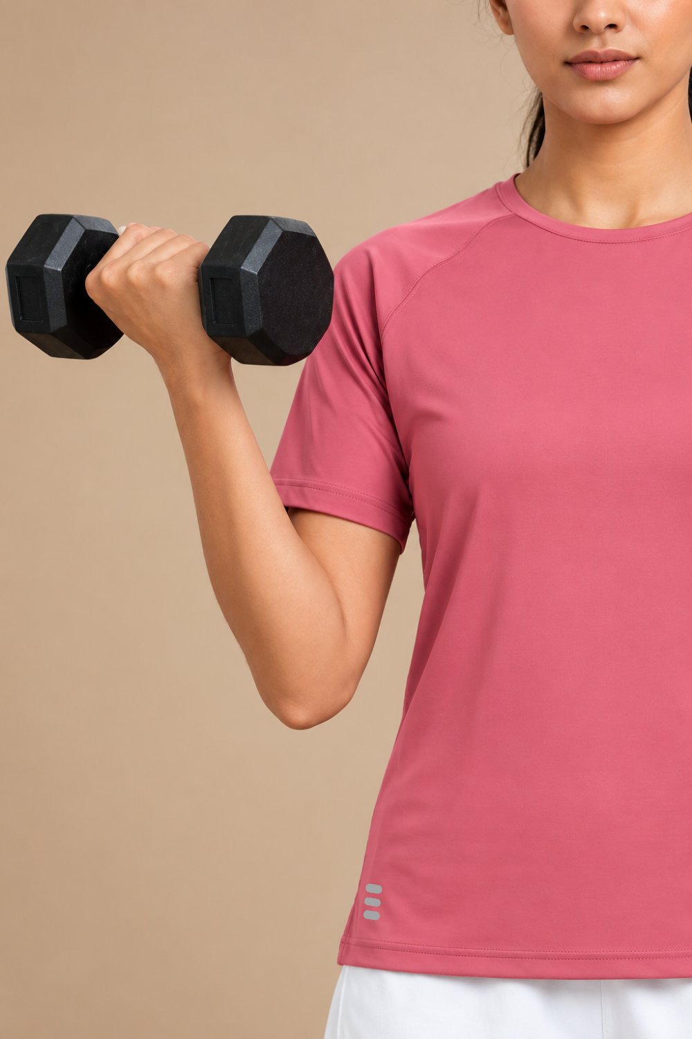 Bio Active Tee – EcoCiclo™ Biodegradable Polyester  (Mauve Wood)