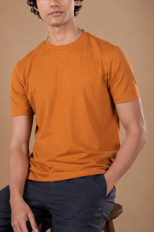 Carbon Heavyweight T-Shirt – Sorona™ (Raw Cinnamon)
