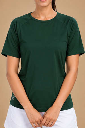 Bio Active Tee – EcoCiclo™ Biodegradable Polyester (Pine Green)