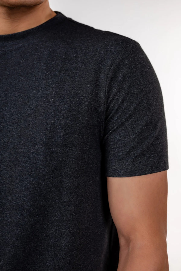 Carbon Heavyweight Melange T-Shirt – Sorona™ (Coal Melange)
