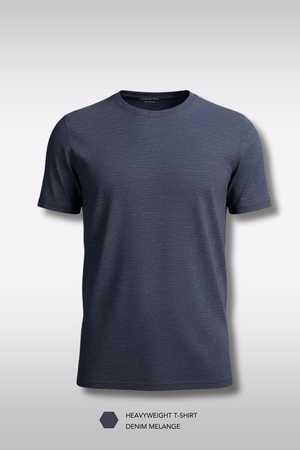 Carbon Heavyweight Melange T-Shirt - Pack of 2
