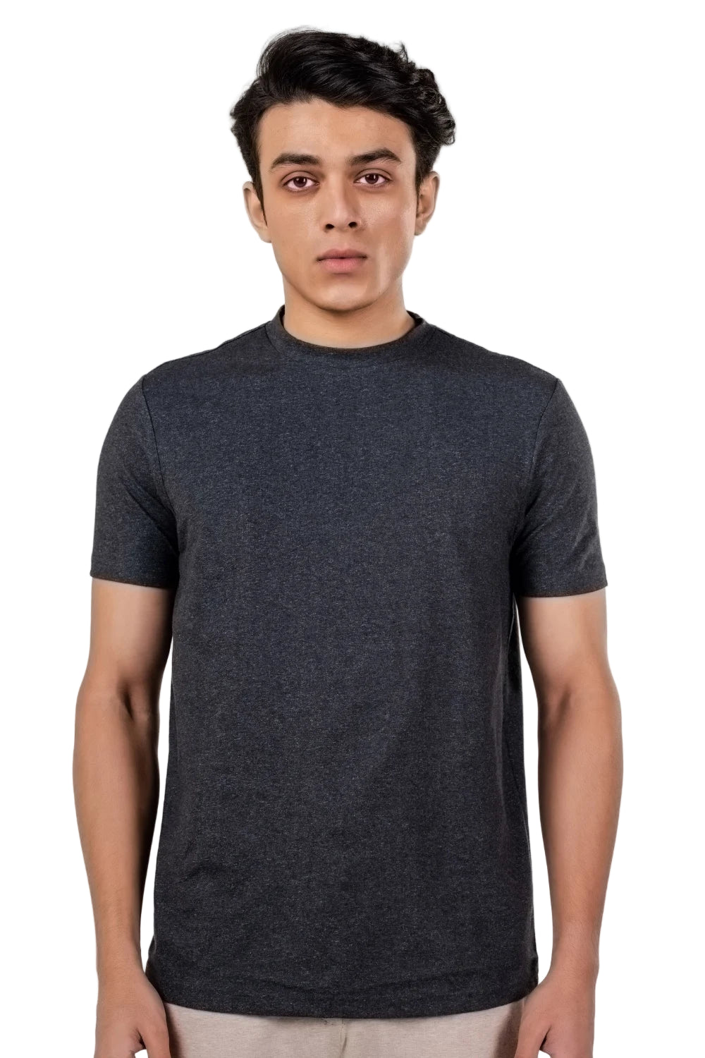 Carbon Heavyweight Melange T-Shirt – Sorona™ (Coal Melange)