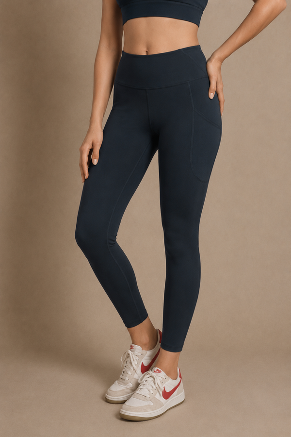 Carbon Sculpt Legging (2 Pockets) (Midnight Navy)