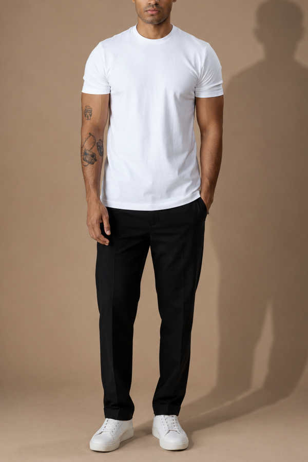 Carbon Heavyweight T-Shirt – Sorona™ (Chalk)