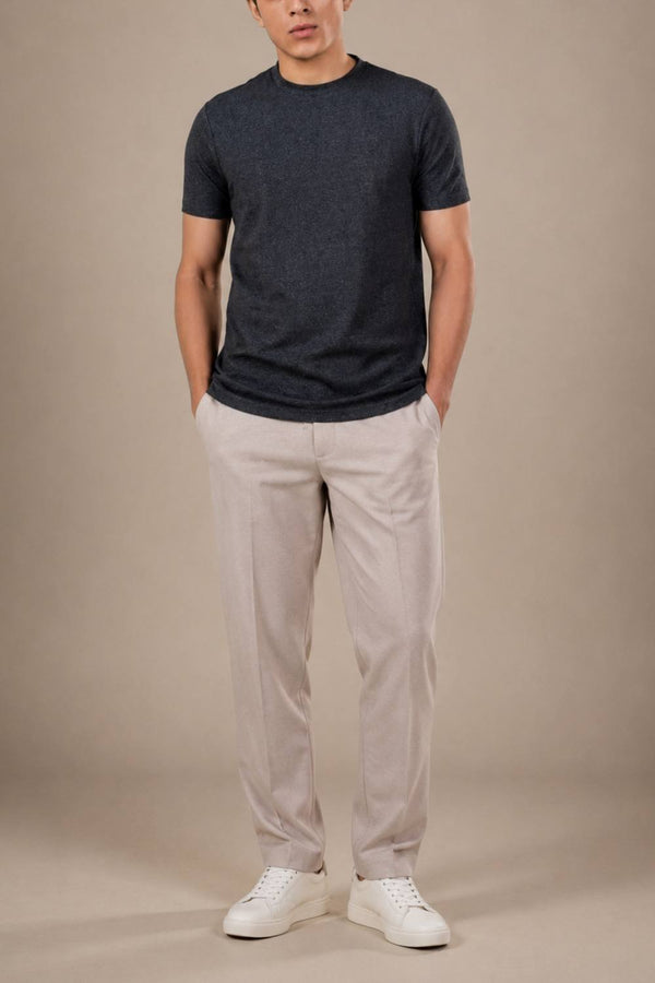 Carbon Heavyweight Melange T-Shirt – Sorona™ (Coal Melange)