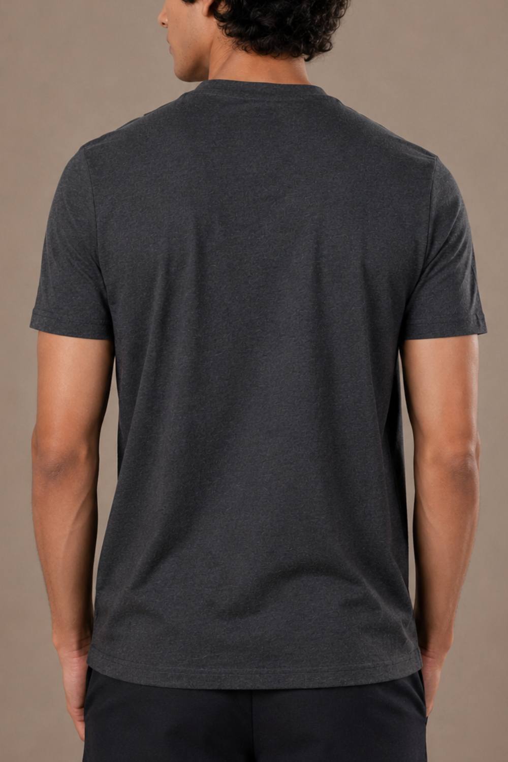 Carbon Heavyweight Melange T-Shirt – Sorona™ (Charcoal Melange)