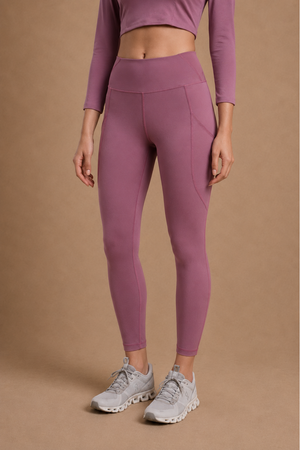 Carbon Sculpt Legging (2 Pockets) (Mellow Mauve)
