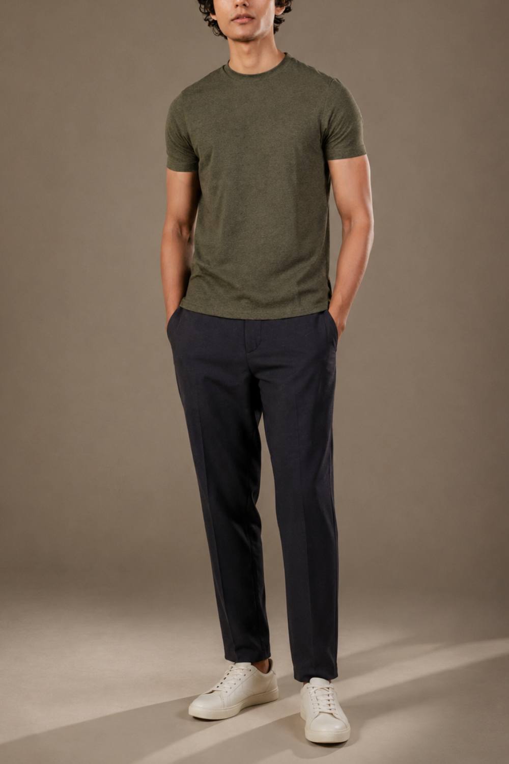 Carbon Heavyweight Melange T-Shirt – Sorona™ (Forest Melange)