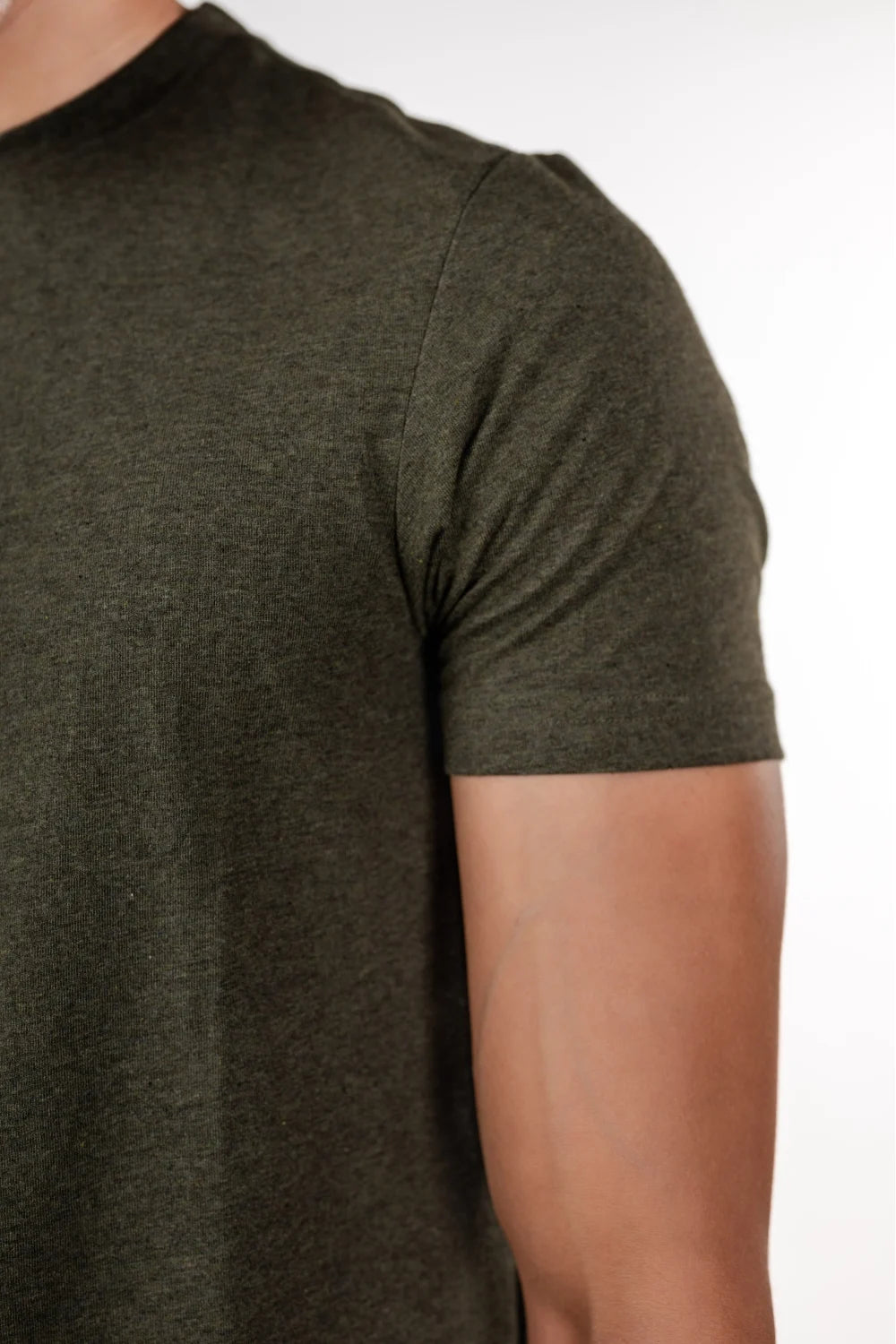 Carbon Heavyweight Melange T-Shirt – Sorona™ (Forest Melange)