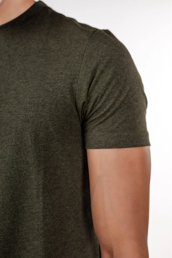 Carbon Heavyweight Melange T-Shirt – Sorona™ (Forest Melange)