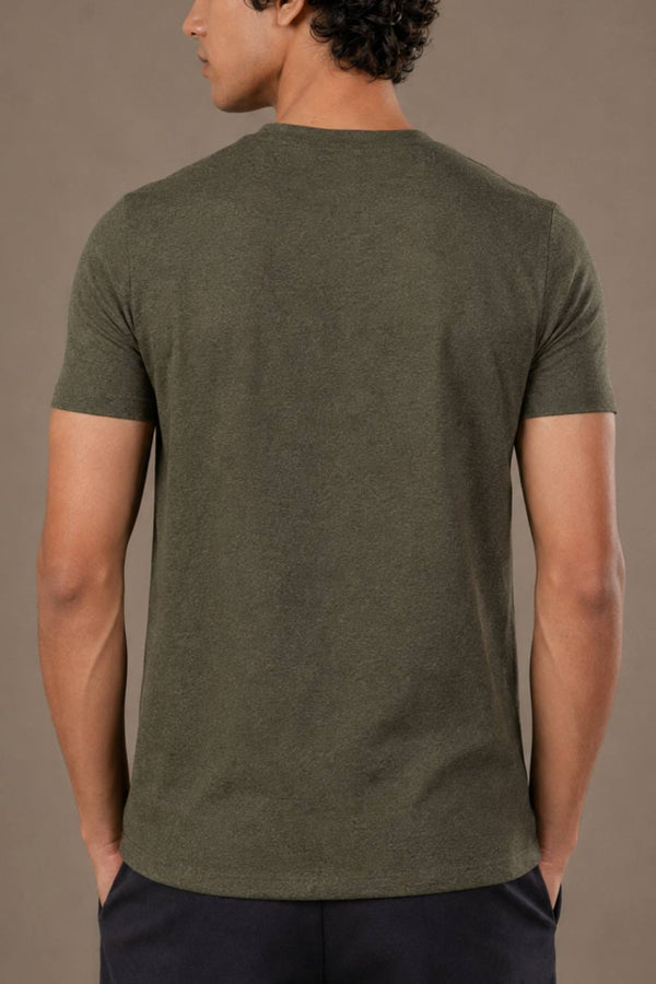 Carbon Heavyweight Melange T-Shirt – Sorona™ (Forest Melange)