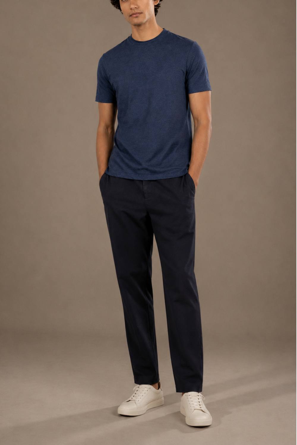 Carbon Heavyweight Melange T-Shirt – Sorona™ (Denim Melange)