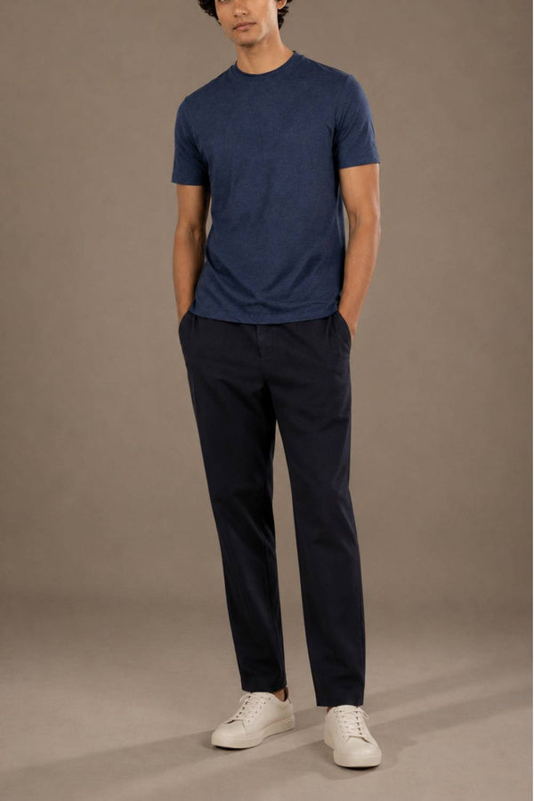 Carbon Heavyweight Melange T-Shirt – Sorona™ (Denim Melange)
