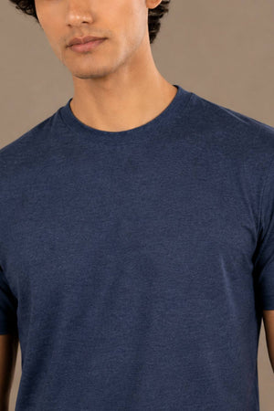 Carbon Heavyweight Melange T-Shirt – Sorona™ (Denim Melange)