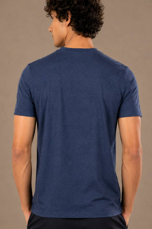 Carbon Heavyweight Melange T-Shirt – Sorona™ (Denim Melange)