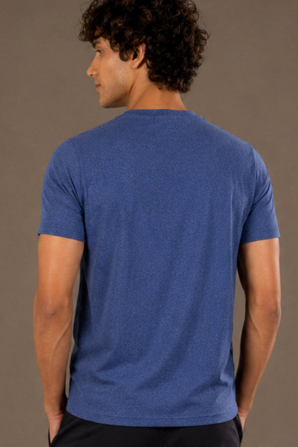 Carbon Heavyweight Melange T-Shirt – Sorona™ (Light Blue Melange)