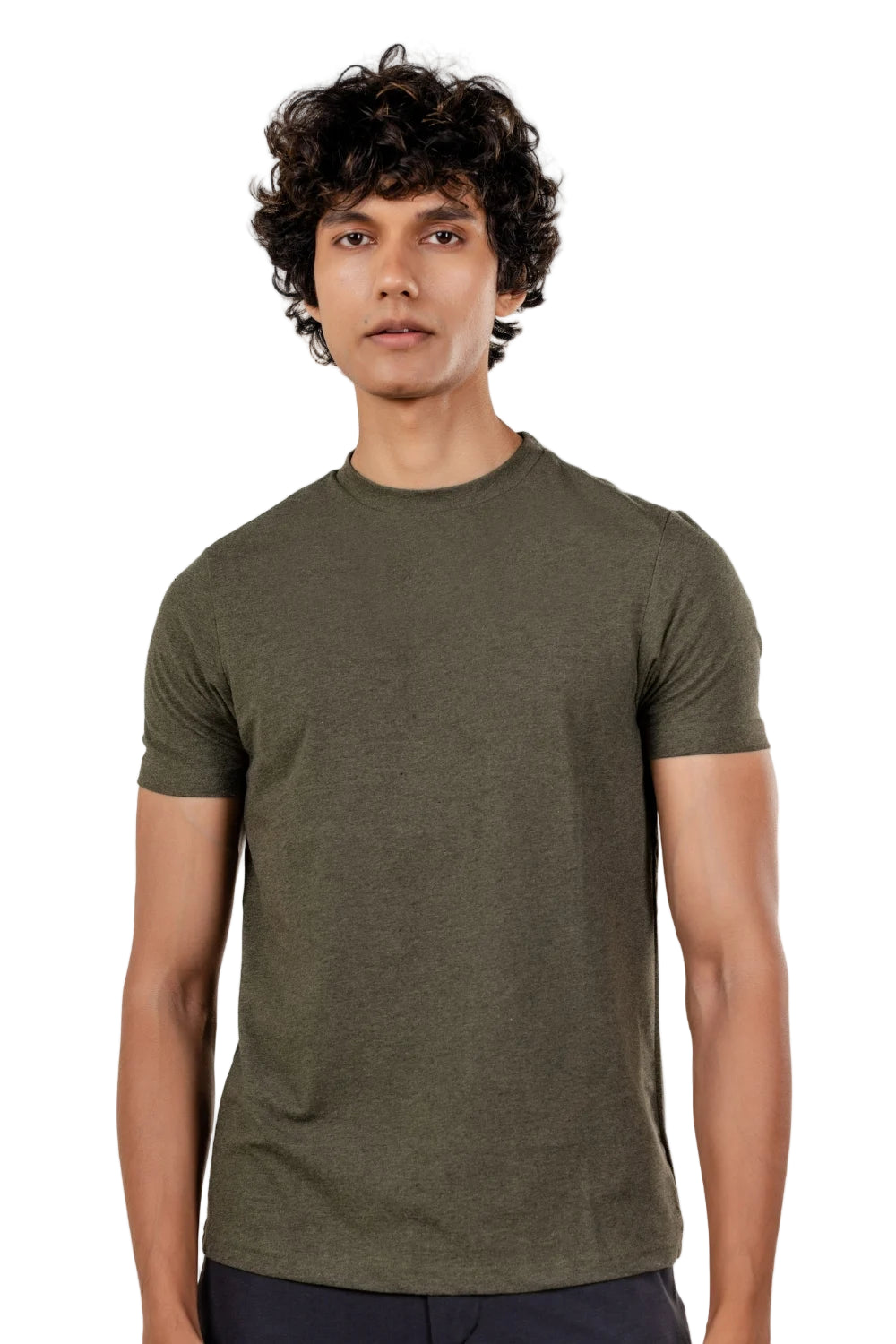 Carbon Heavyweight Melange T-Shirt – Sorona™ (Forest Melange)