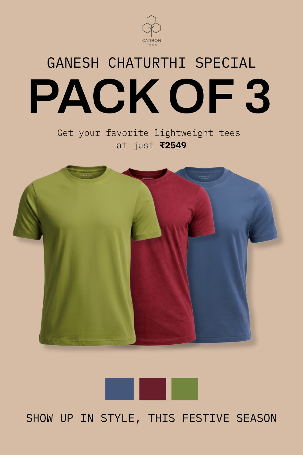 Lightweight Festive Bundle - Pack of 3