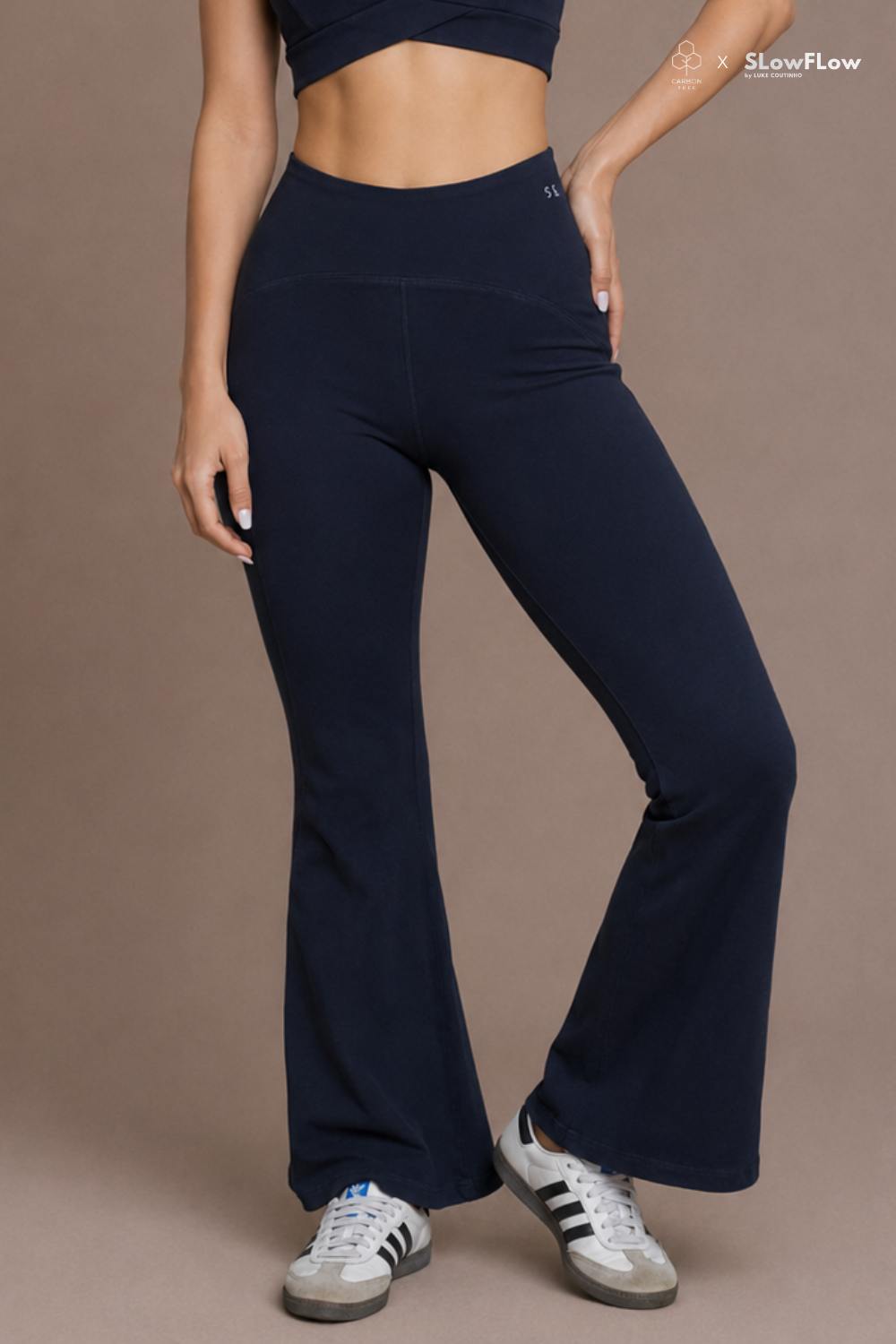 SlowFlow Flare Pants (Carbon Black)