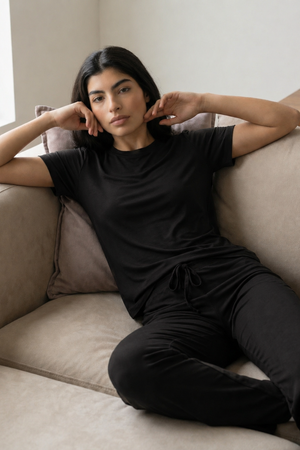 Women’s Bamboo Lounge Set (Carbon Black)