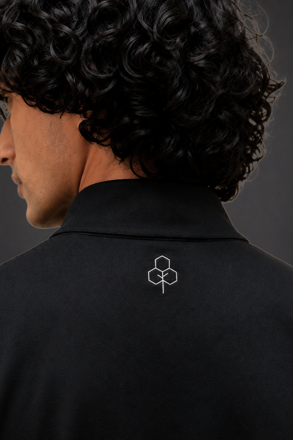 360 ONE Men's Sleeveless Jacket (Carbon Black)