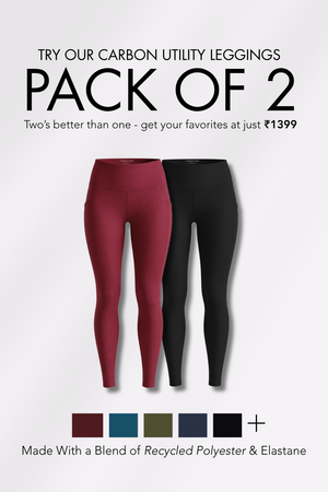Carbon Utility Leggings - Pack of 2