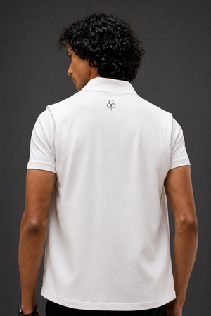 360 ONE Men's Sleeveless Jacket (Chalk)