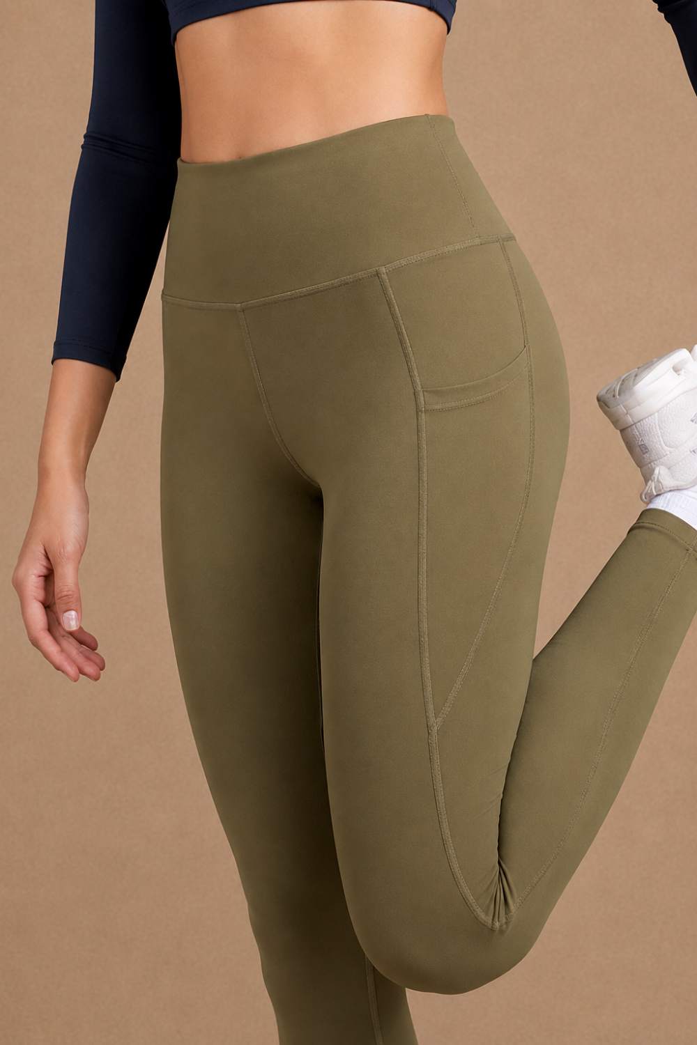 Carbon Utility Legging (2 Pockets) (Sage Green)