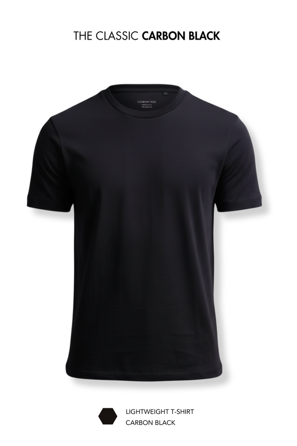 Carbon Lightweight T-Shirt - Black & White - Pack of 2