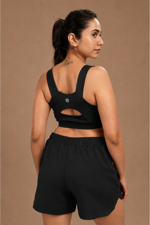 Bio Active Shorts – EcoCiclo™ Biodegradable Polyester (Coal Grey)