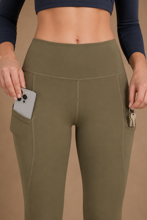Carbon Utility Legging (2 Pockets) (Sage Green)