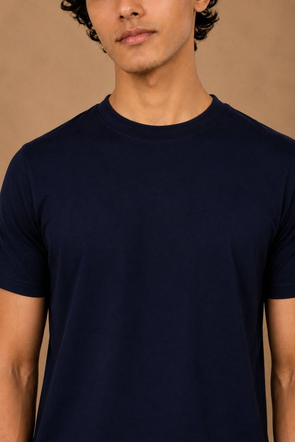 Carbon Lightweight T-Shirt – Organic Cotton (Midnight Navy)
