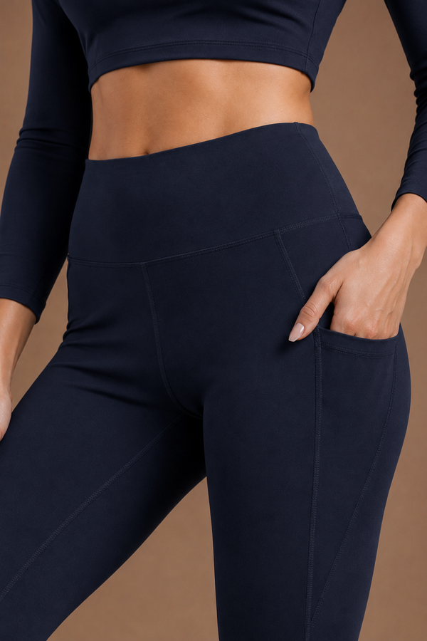 Carbon Utility Legging (2 Pockets) (Midnight Navy)