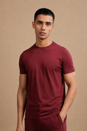 Carbon Lightweight T-Shirt – Organic Cotton (Sangria)