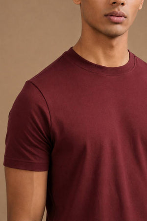 Carbon Lightweight T-Shirt – Organic Cotton (Sangria)