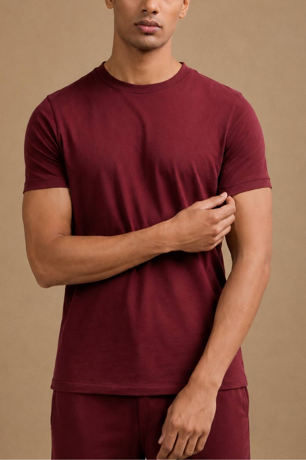Carbon Lightweight T-Shirt – Organic Cotton (Sangria)